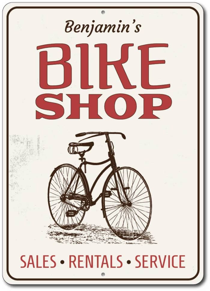 تابلو فروشگاه دوچرخه فروشی