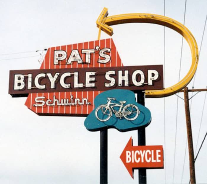 تابلو تبلیغاتی جهت فروشگاه دوچرخه فروشی